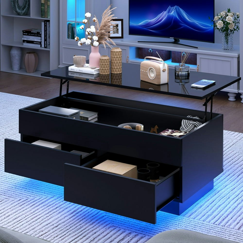 Hommpa Lift Top Coffee Table with Storage 2-Drawer: $139.97 Hommpa Lift Top Coffee Table with Storage 2-Drawer: $139.97