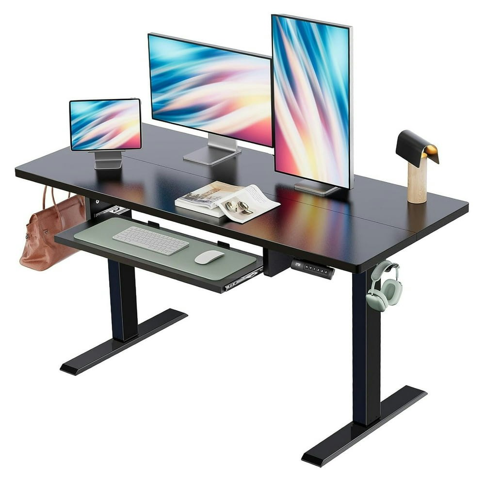 Chitooma 48" x 24" Electric Standing Desk with Keyboard Tray: $99.79 Chitooma 48" x 24" Electric Standing Desk with Keyboard Tray: $99.79