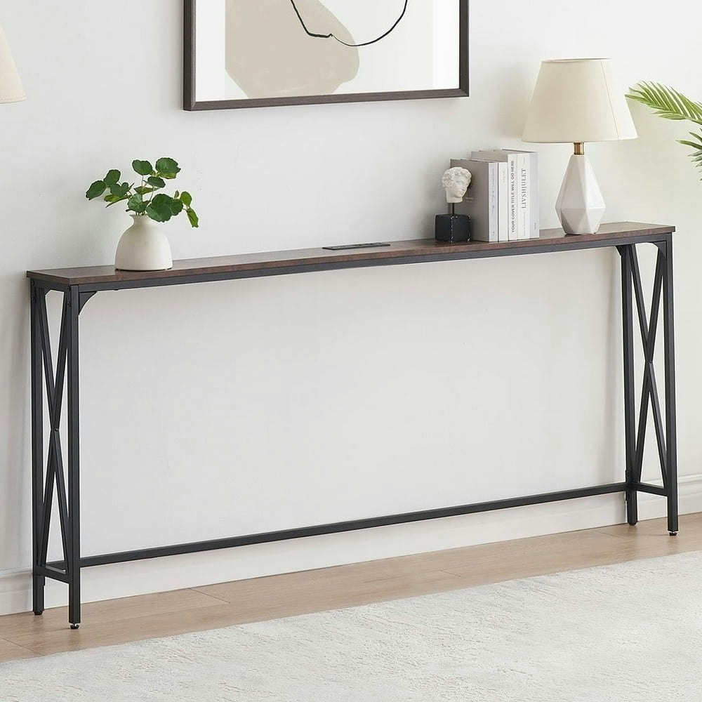 70" Console Table with Power Outlets: $68.92 70" Console Table with Power Outlets: $68.92