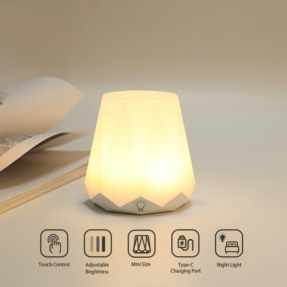 Ruxan Rechargeable Dimmable Touch Night Lamp: $10 Ruxan Rechargeable Dimmable Touch Night Lamp: $10