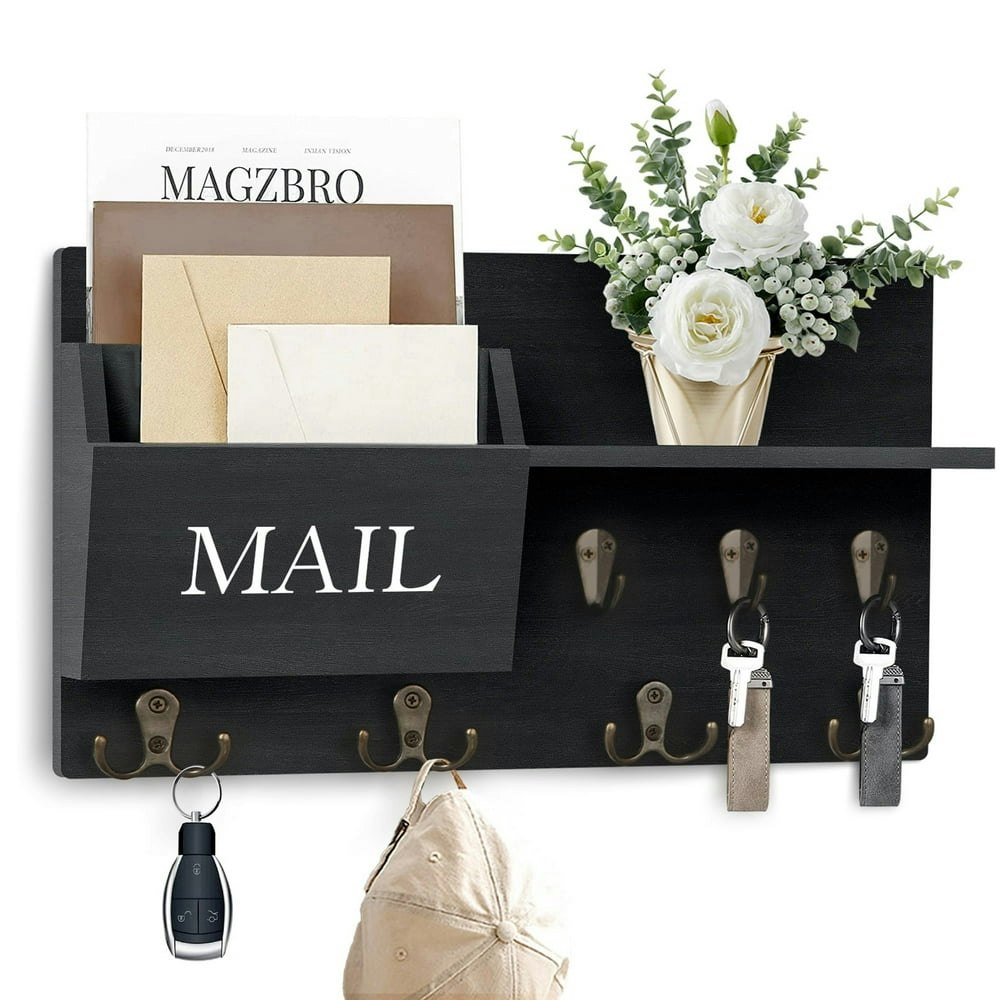 Busatia Wall-Mount Mail Organizer and Key Holder: $17.79 Busatia Wall-Mount Mail Organizer and Key Holder: $17.79