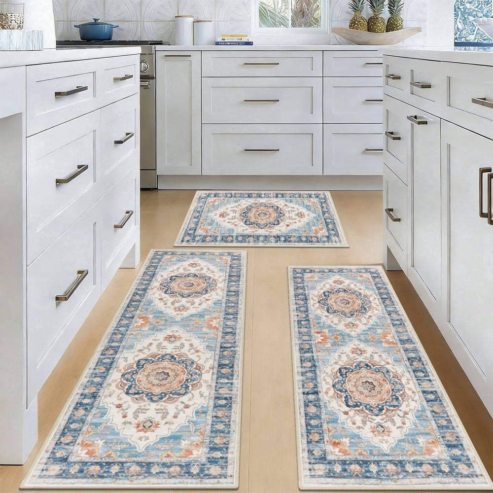 MeyJey 3-Piece Kitchen Rug Set: $32.19 MeyJey 3-Piece Kitchen Rug Set: $32.19