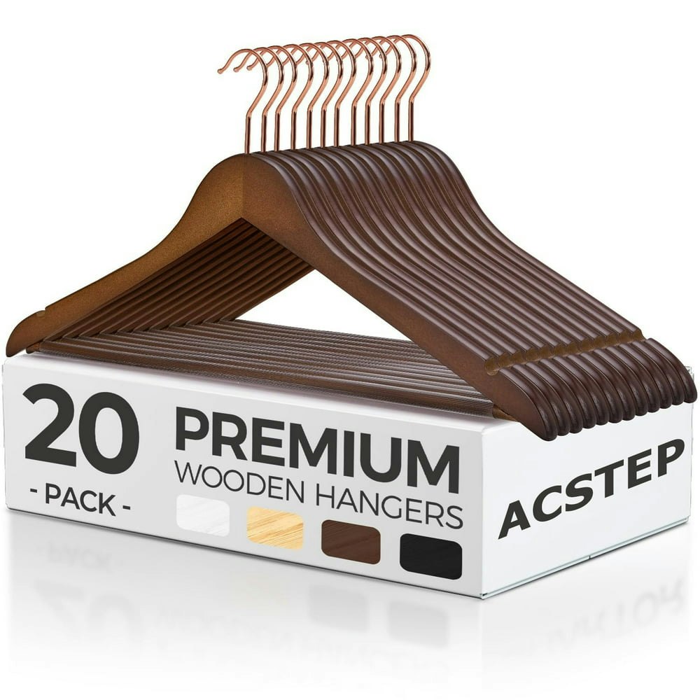 Acstep Wooden Clothes Hangers 20-Pack: $24.29 Acstep Wooden Clothes Hangers 20-Pack: $24.29