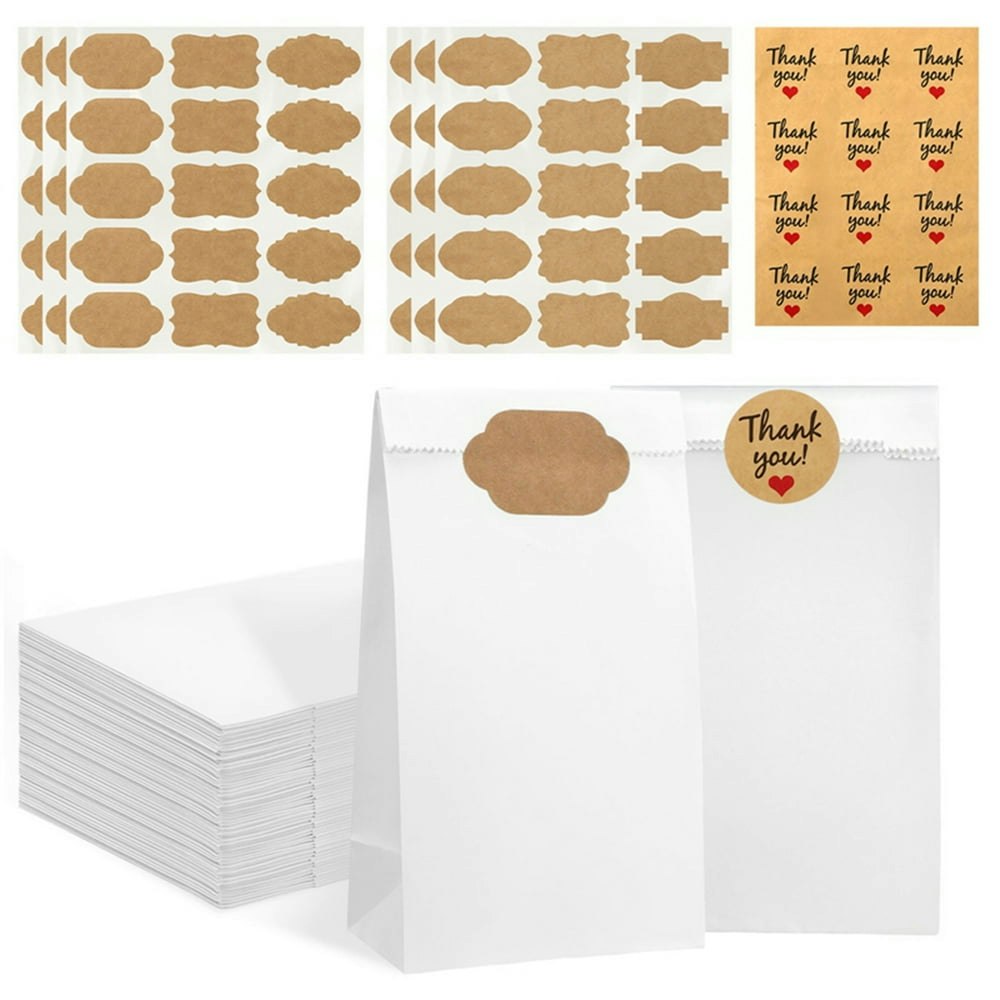 Armscye Small White Kraft Paper Bags 100-Pack: $11.88 Armscye Small White Kraft Paper Bags 100-Pack: $11.88