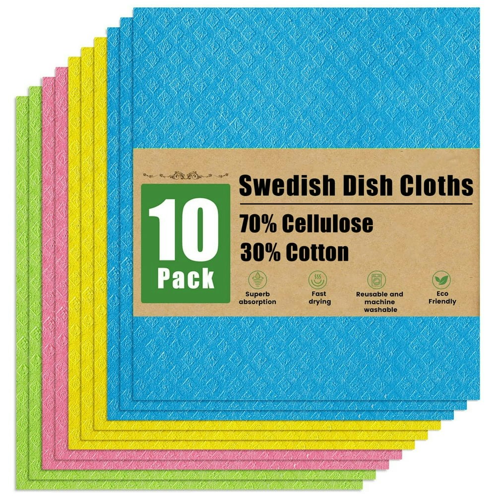 decorUhome Swedish Dishcloths 10-Pack: $9.61 decorUhome Swedish Dishcloths 10-Pack: $9.61