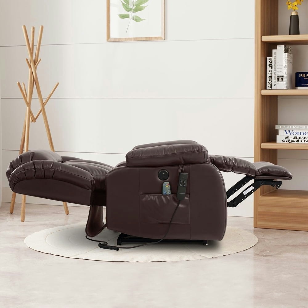 Tekamon Power Lift Chair Recliner with Heat and Massage: $569 Tekamon Power Lift Chair Recliner with Heat and Massage: $569