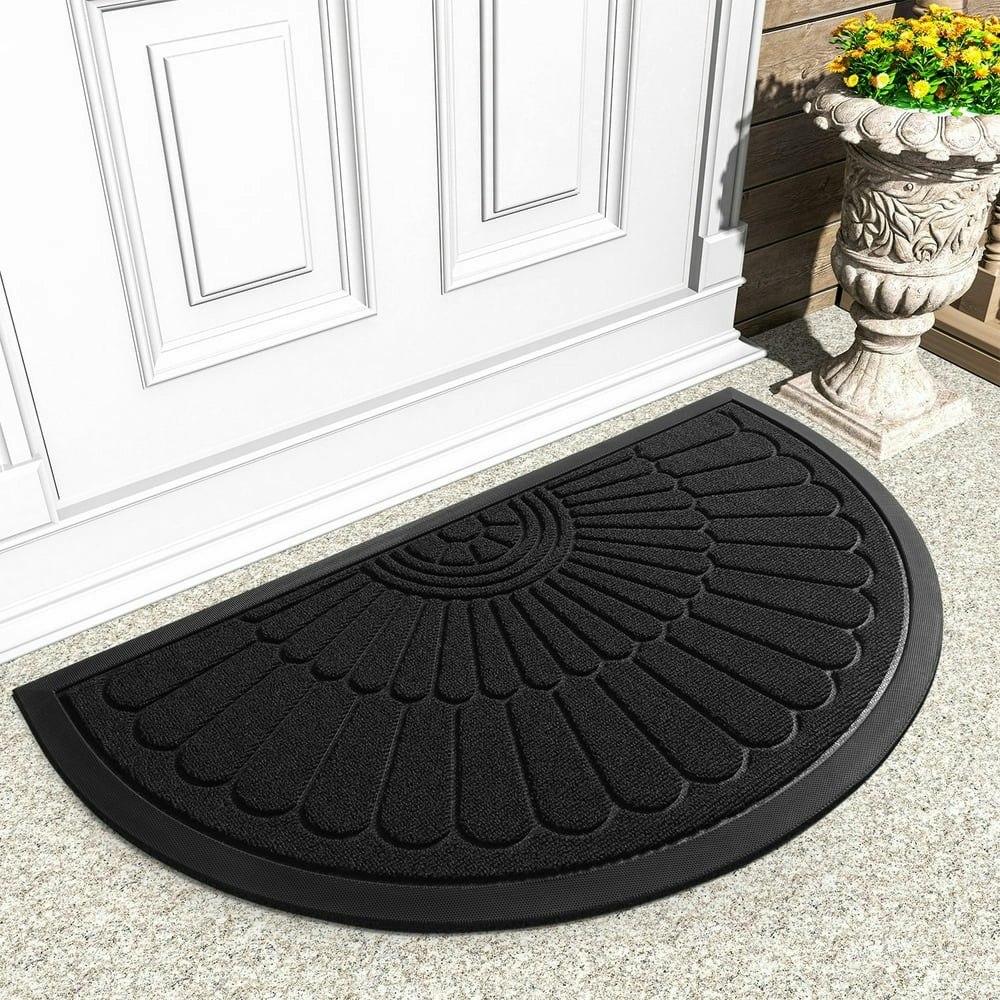 Vunate Half-Round Door Mat 17"x30": $10.39 Vunate Half-Round Door Mat 17"x30": $10.39
