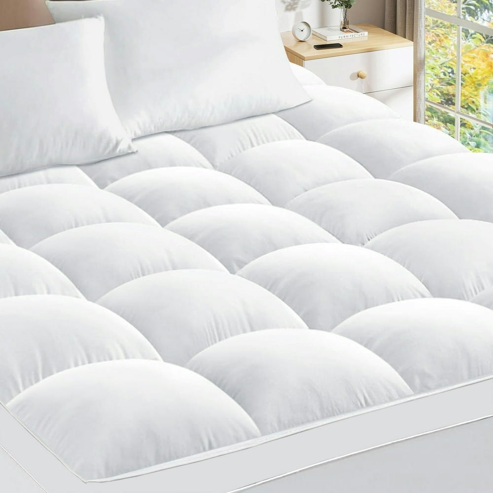 Teler Queen Mattress Topper Pillow Top Mattress Pad: $30.99 Teler Queen Mattress Topper Pillow Top Mattress Pad: $30.99
