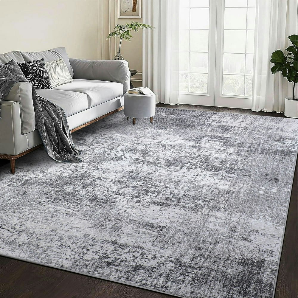 Berthmeer 5' x 7' Abstract Area Rug: $44.99 Berthmeer 5' x 7' Abstract Area Rug: $44.99