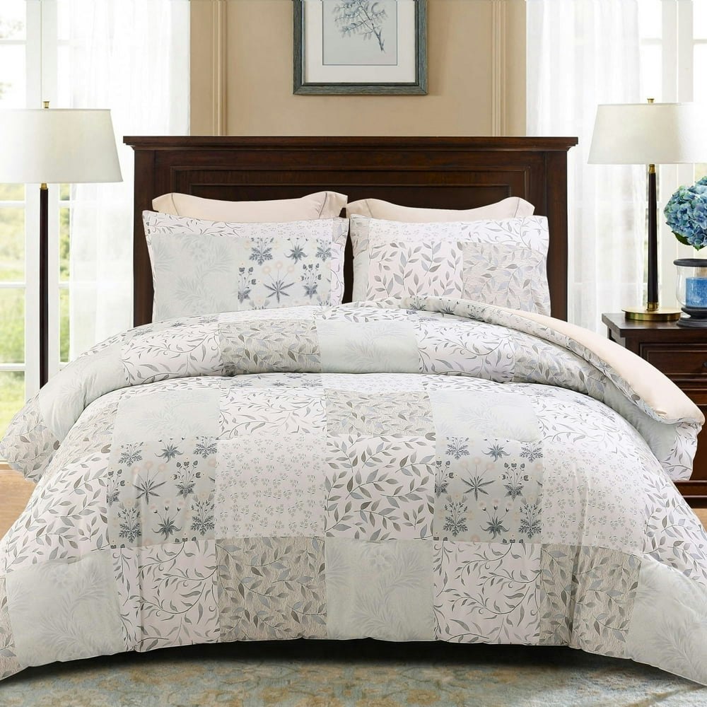 Exclusivo Mezcla Patchwork Queen Comforter Set 3-Piece: $29.99 Exclusivo Mezcla Patchwork Queen Comforter Set 3-Piece: $29.99