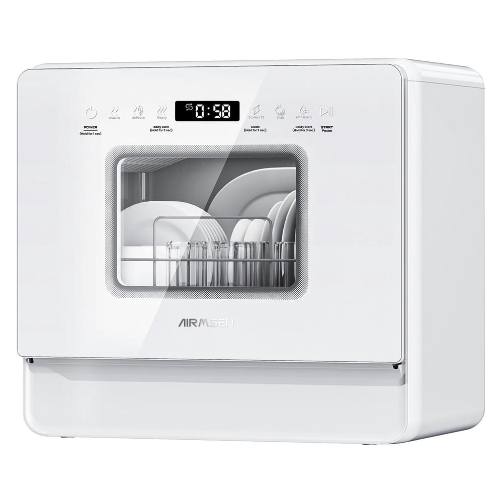 AIRMSEN ZMW-DUHA01 5-Place Settings Portable Countertop Dishwasher with 5L Built-In Water Tank: $284.99 AIRMSEN ZMW-DUHA01 5-Place Settings Portable Countertop Dishwasher with 5L Built-In Water Tank: $284.99