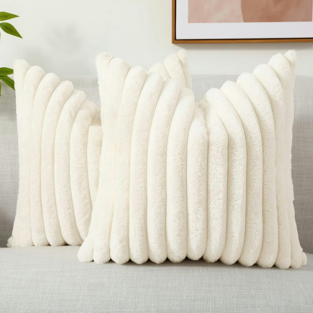 decorUhome Faux Fur Throw Pillow Covers 18x18 2-Pack: $8.54 decorUhome Faux Fur Throw Pillow Covers 18x18 2-Pack: $8.54