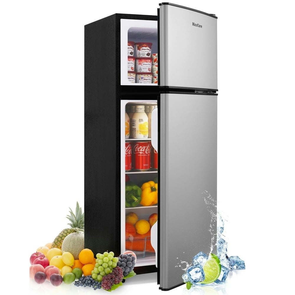 MaxKare 3.6 Cu. Ft. 2-Door Mini Fridge with Freezer: $178.99