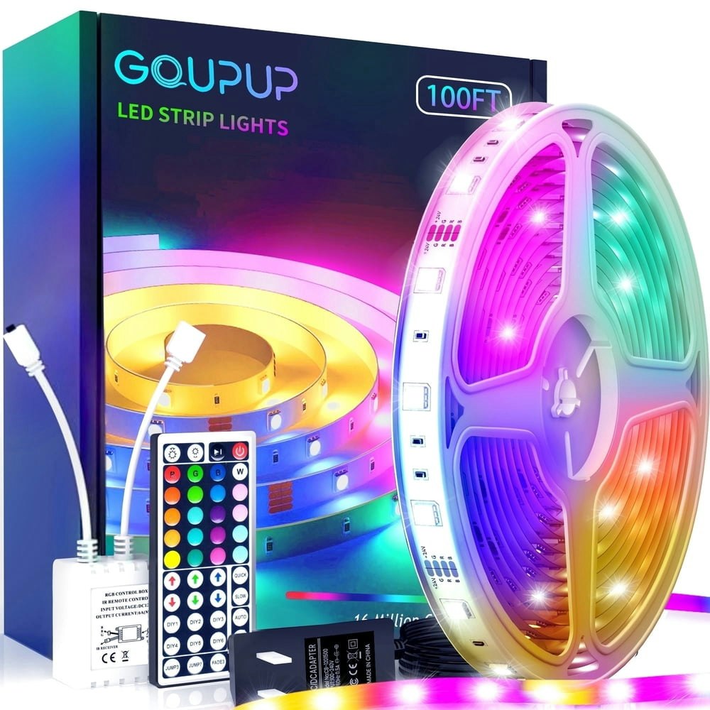 Gupup 100ft LED Strip Lights: $10.99 Gupup 100ft LED Strip Lights: $10.99
