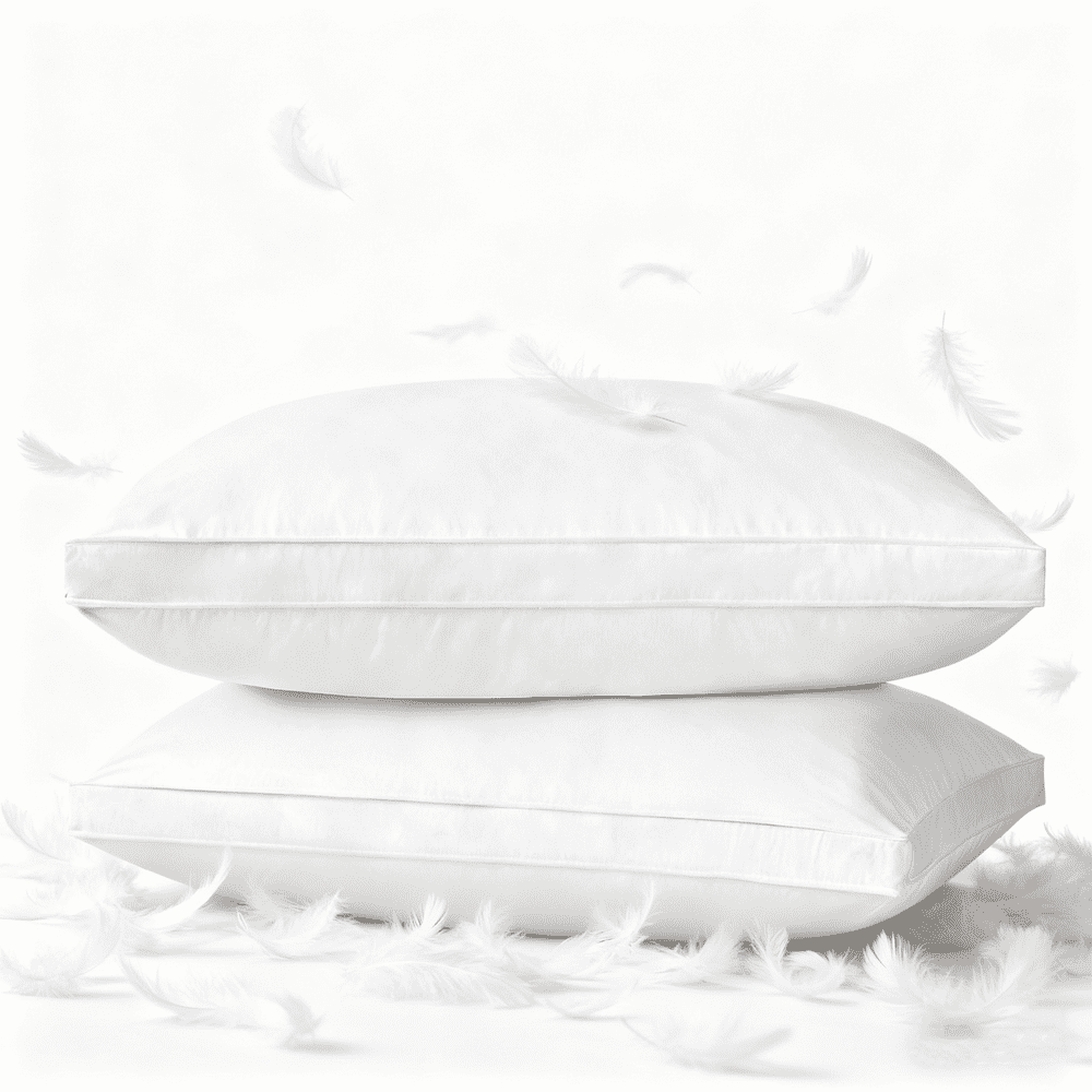 Cookey Goose Feather & Down Pillow Queen 20"x30" 2-Pack: $44.99 Cookey Goose Feather & Down Pillow Queen 20"x30" 2-Pack: $44.99