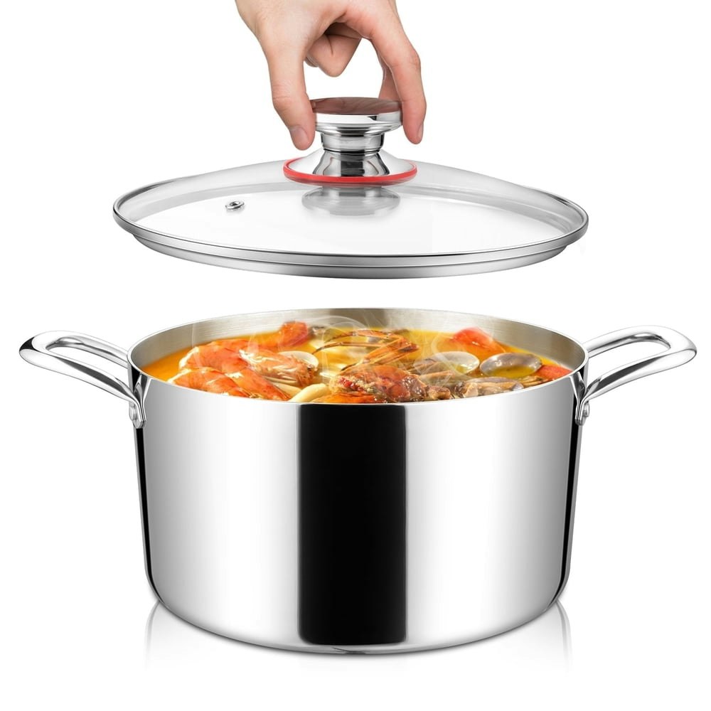 Coliware 8-Quart Stainless Steel Stock Pot: $26.99 Coliware 8-Quart Stainless Steel Stock Pot: $26.99