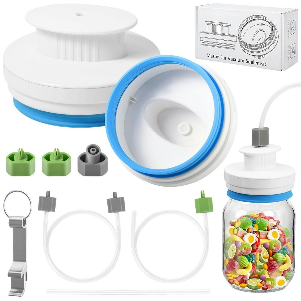 Mason Jar Vacuum Sealer Kit for FoodSaver Vacuum Sealers with Accessory Hose: $7.99