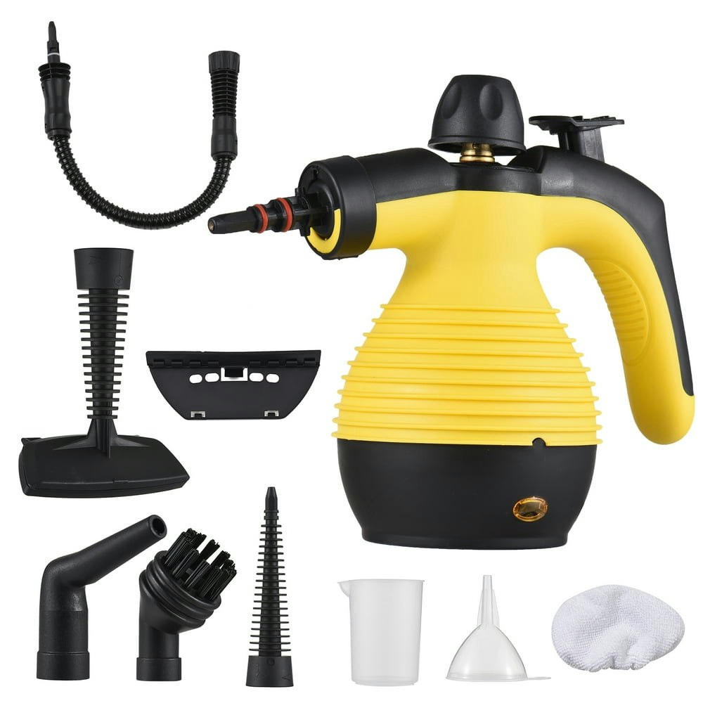 Anself Portable Steam Cleaner with Attachments: $26.99