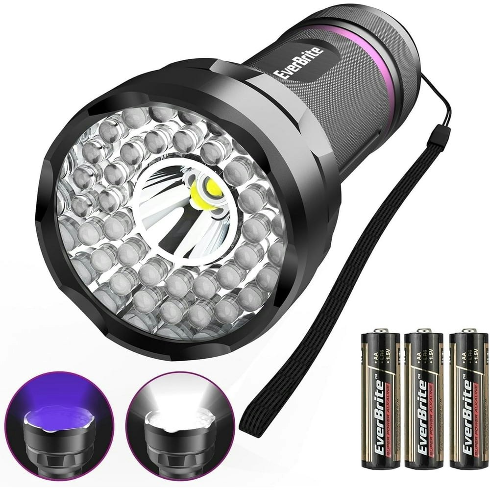 Everbrite 2-in-1 UV and White LED Flashlight Pet Urine Detector with AA Batteries: $13.29 Everbrite 2-in-1 UV and White LED Flashlight Pet Urine Detector with AA Batteries: $13.29