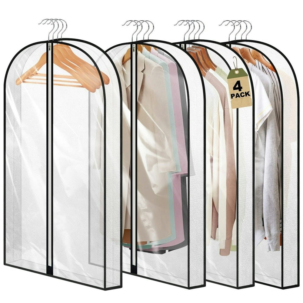 Aovky 40" Garment Bags 4-Pack: $16.99