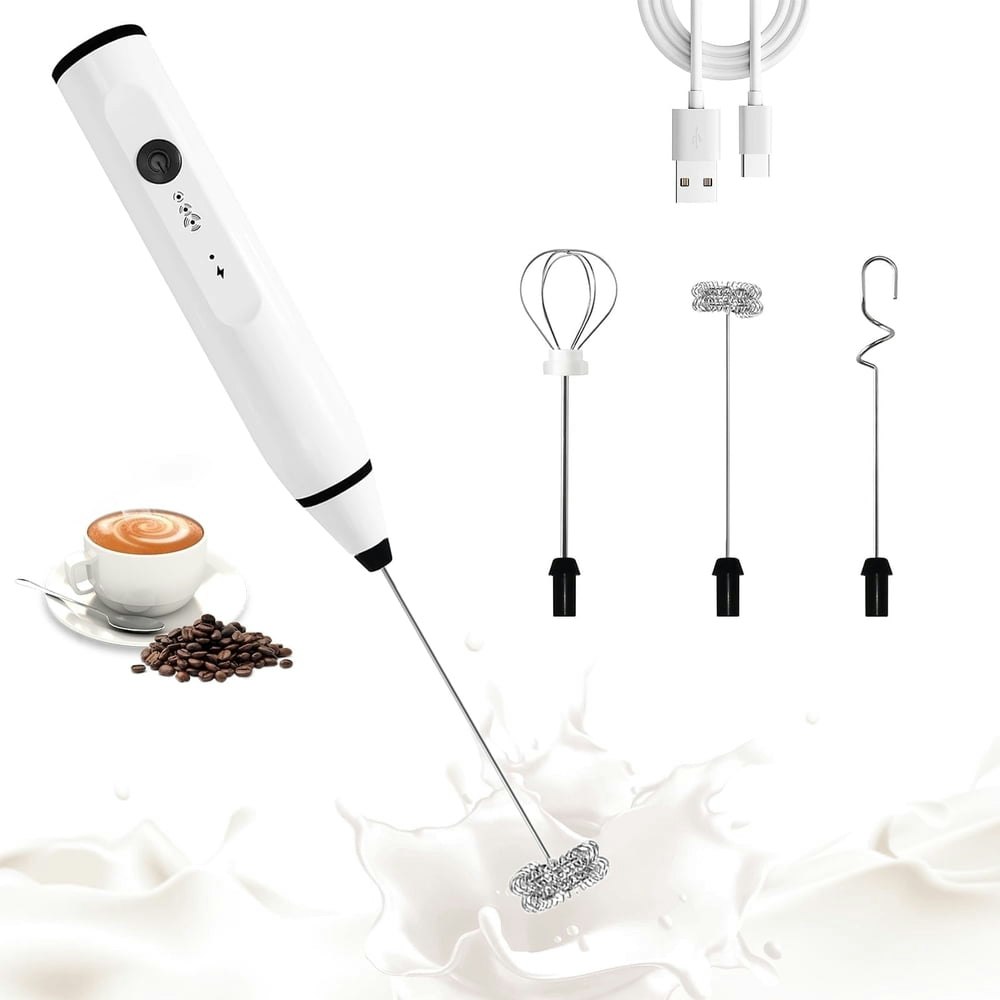 Agcan Rechargeable Handheld Milk Frother 3-Speed: $14.39 Agcan Rechargeable Handheld Milk Frother 3-Speed: $14.39