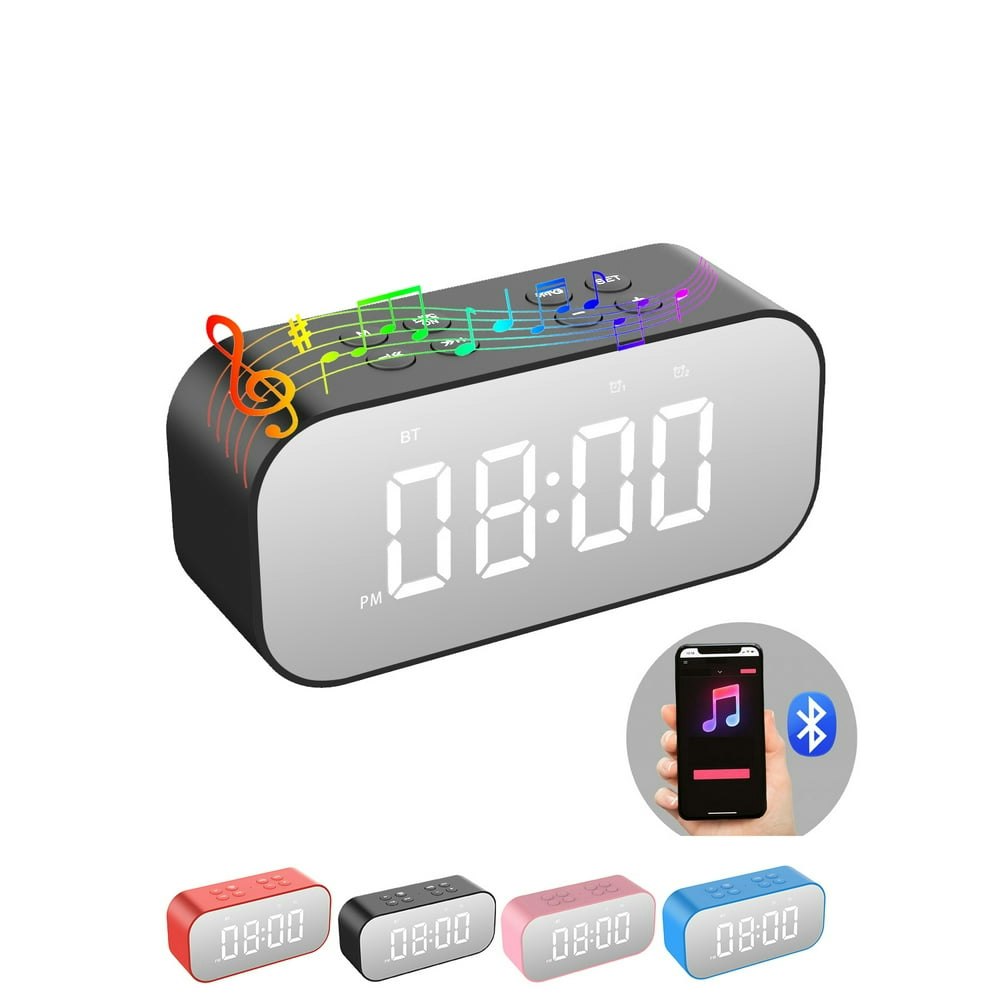 Alarm Clock with Bluetooth Speaker: $18.35 Alarm Clock with Bluetooth Speaker: $18.35