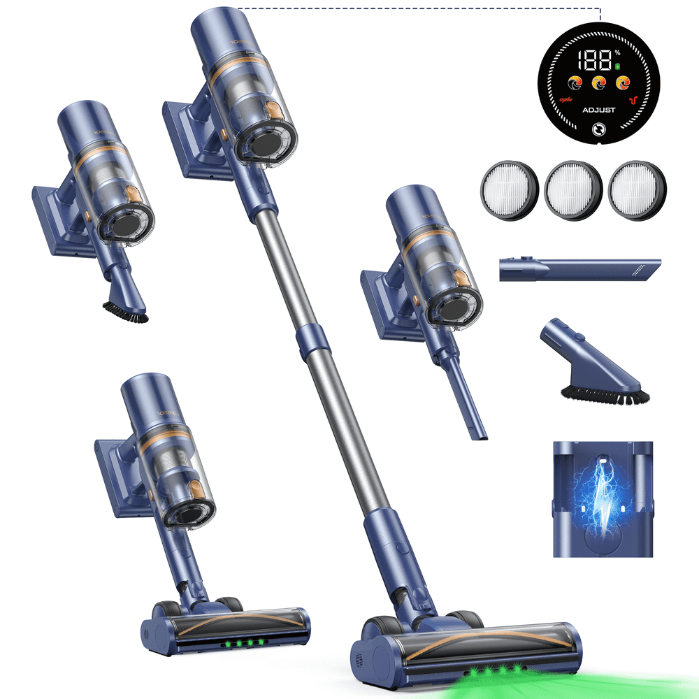 Laresar V11 Cordless Stick Vacuum Cleaner: $125.85