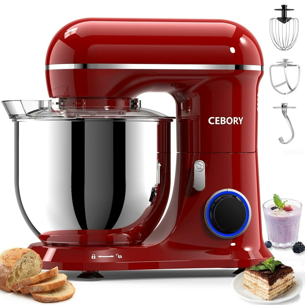 Cebory 6.5-Quart 10-Speed Tilt-Head Stand Mixer 3-in-1: $98.59 Cebory 6.5-Quart 10-Speed Tilt-Head Stand Mixer 3-in-1: $98.59