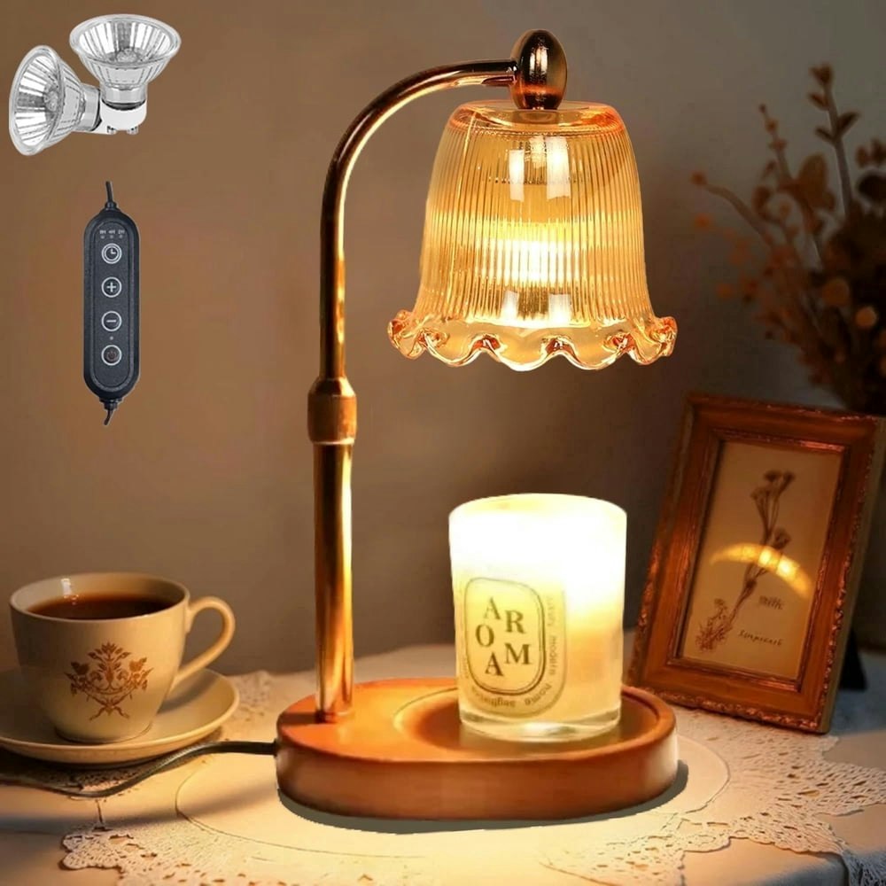 Hidawn Candle Warmer Lamp with Timer and Dimmer 2-Bulb Set: $24.99 Hidawn Candle Warmer Lamp with Timer and Dimmer 2-Bulb Set: $24.99