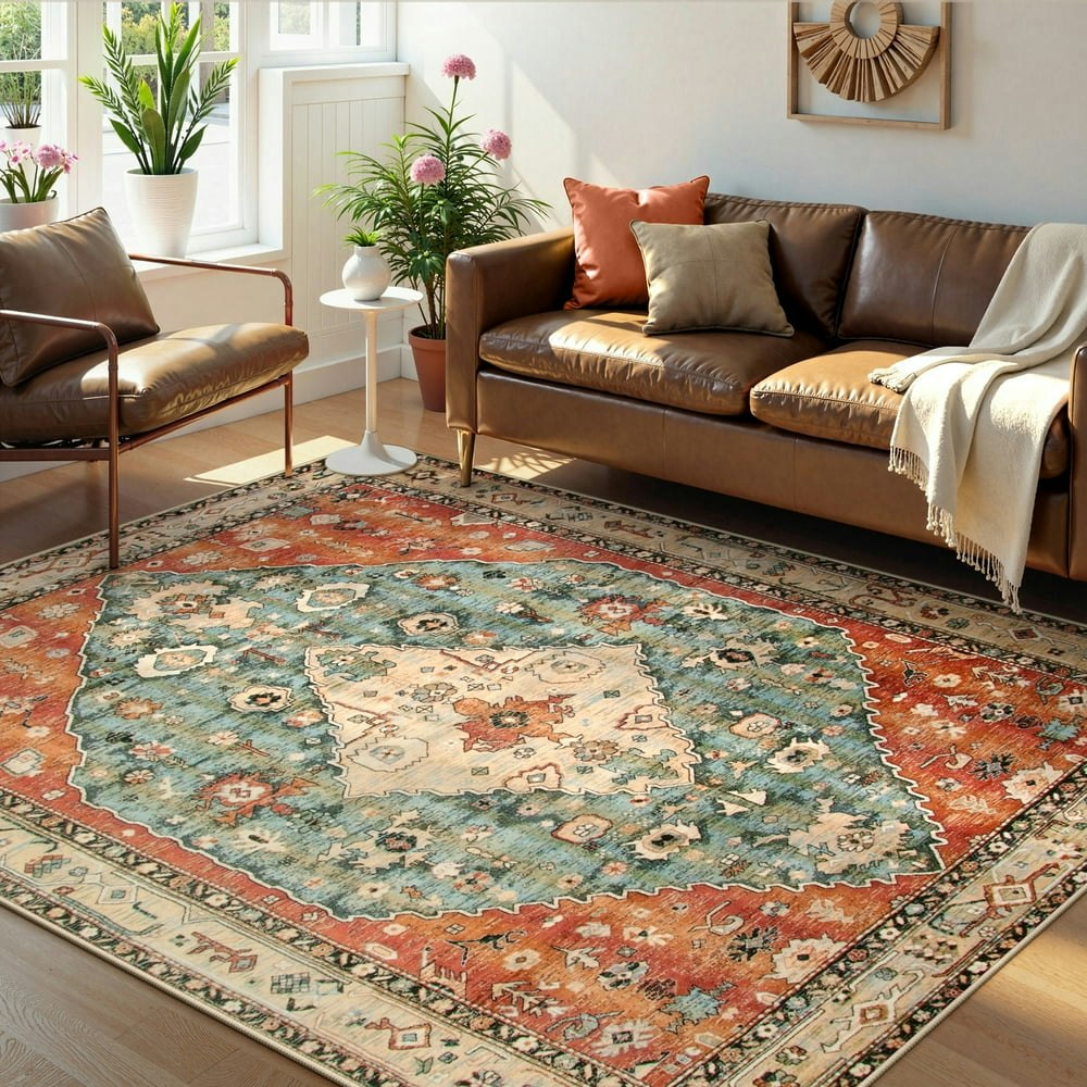 Lahome Decor 5'x7' Bohemian Vintage Area Rug: $42.29