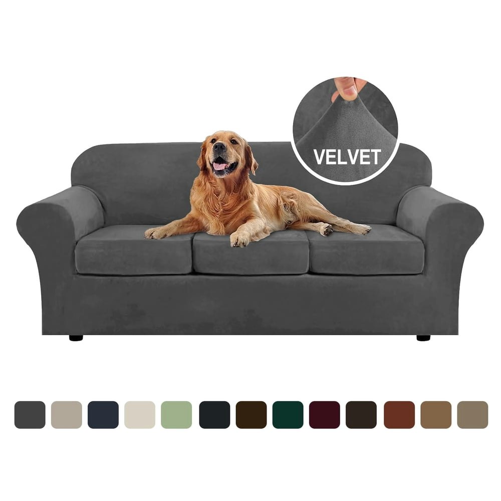Sanmadrola 3-Seat Sofa Slipcover 4-Piece Set: $35.99