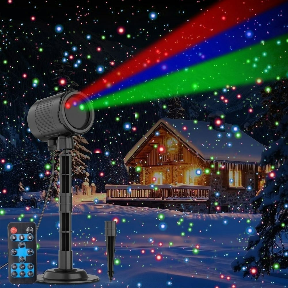 Outdoor RGB Moving Laser Christmas Projector Lights: $26.98 Outdoor RGB Moving Laser Christmas Projector Lights: $26.98