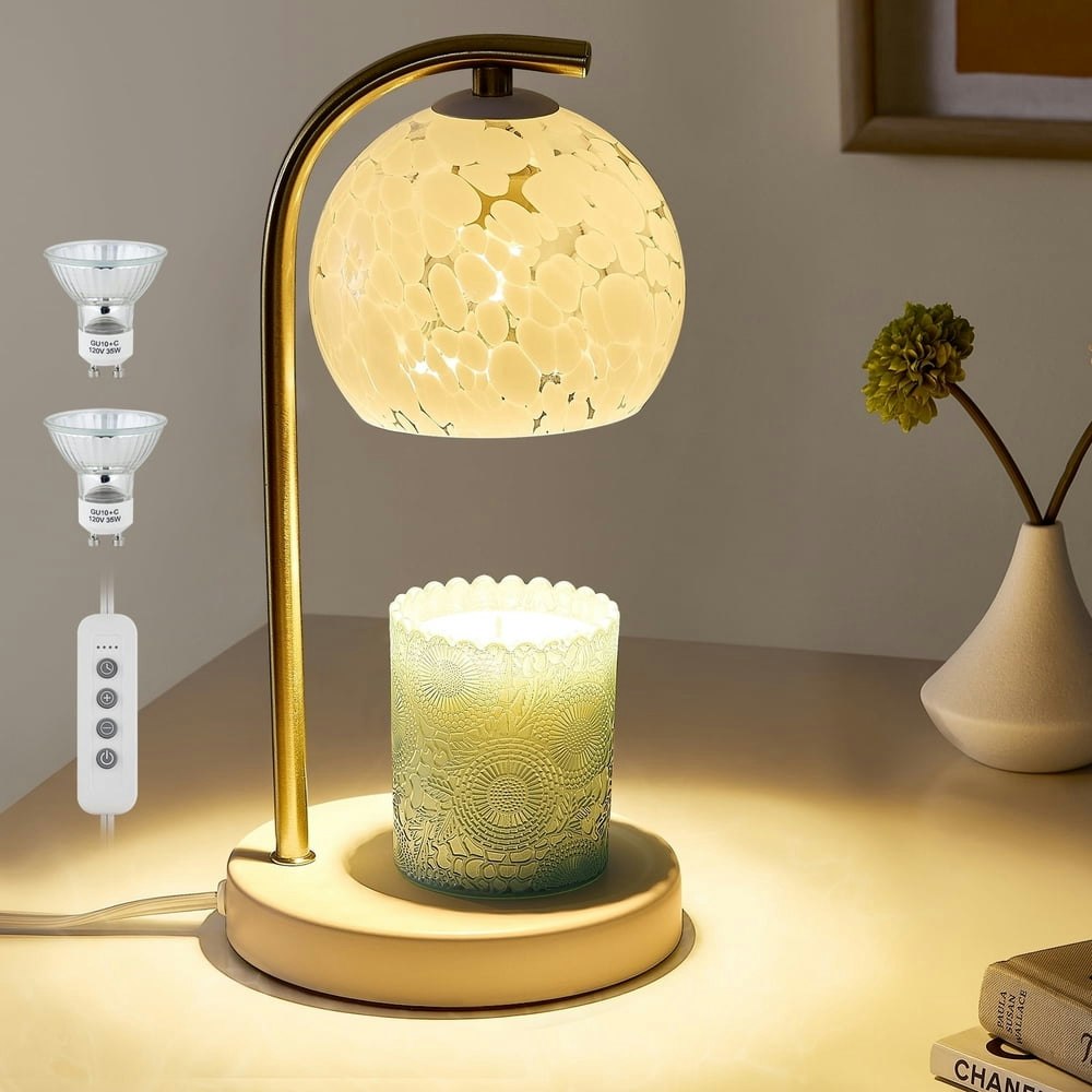 Natyswan Glass Electric Candle Warmer with Timer 2-Bulb Set: $25.98 Natyswan Glass Electric Candle Warmer with Timer 2-Bulb Set: $25.98
