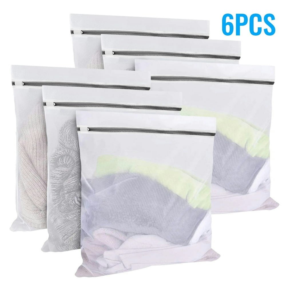 Large Mesh Laundry Bags 6-Pack 22'' x 22'': $10.78