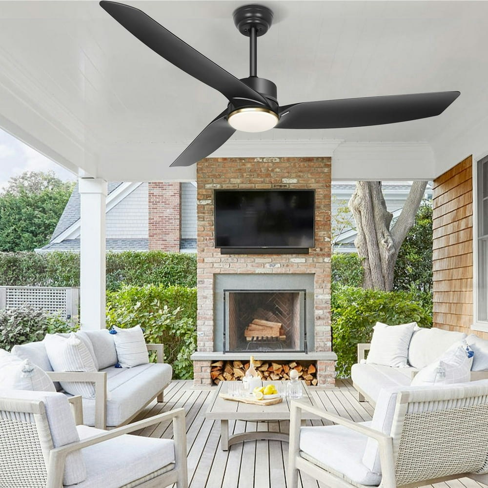 Ohniyou 56" Indoor/Outdoor Ceiling Fan with Lights and Remote: $79.99 Ohniyou 56" Indoor/Outdoor Ceiling Fan with Lights and Remote: $79.99
