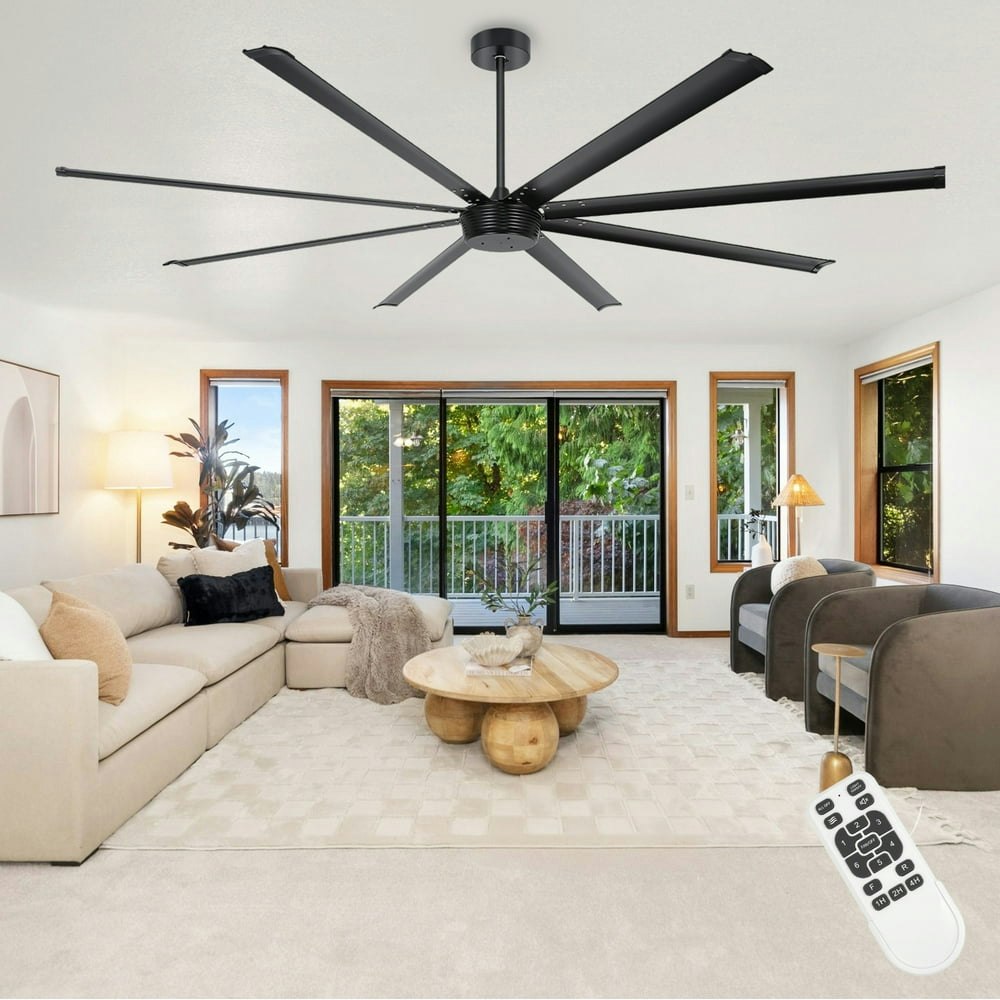 Ohniyou 96" Industrial Ceiling Fan with Remote: $299.99 Ohniyou 96" Industrial Ceiling Fan with Remote: $299.99