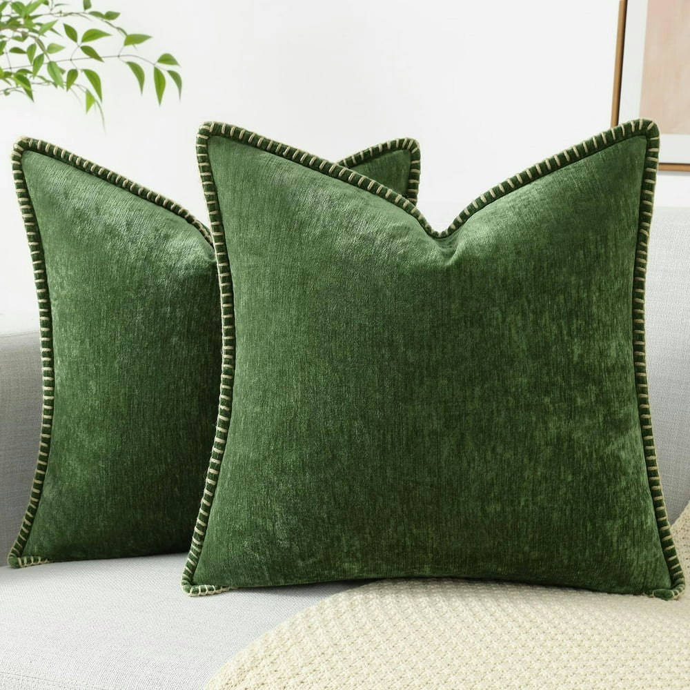 decorUhome Chenille Throw Pillow Covers 18x18 2-Pack: $10.79 decorUhome Chenille Throw Pillow Covers 18x18 2-Pack: $10.79