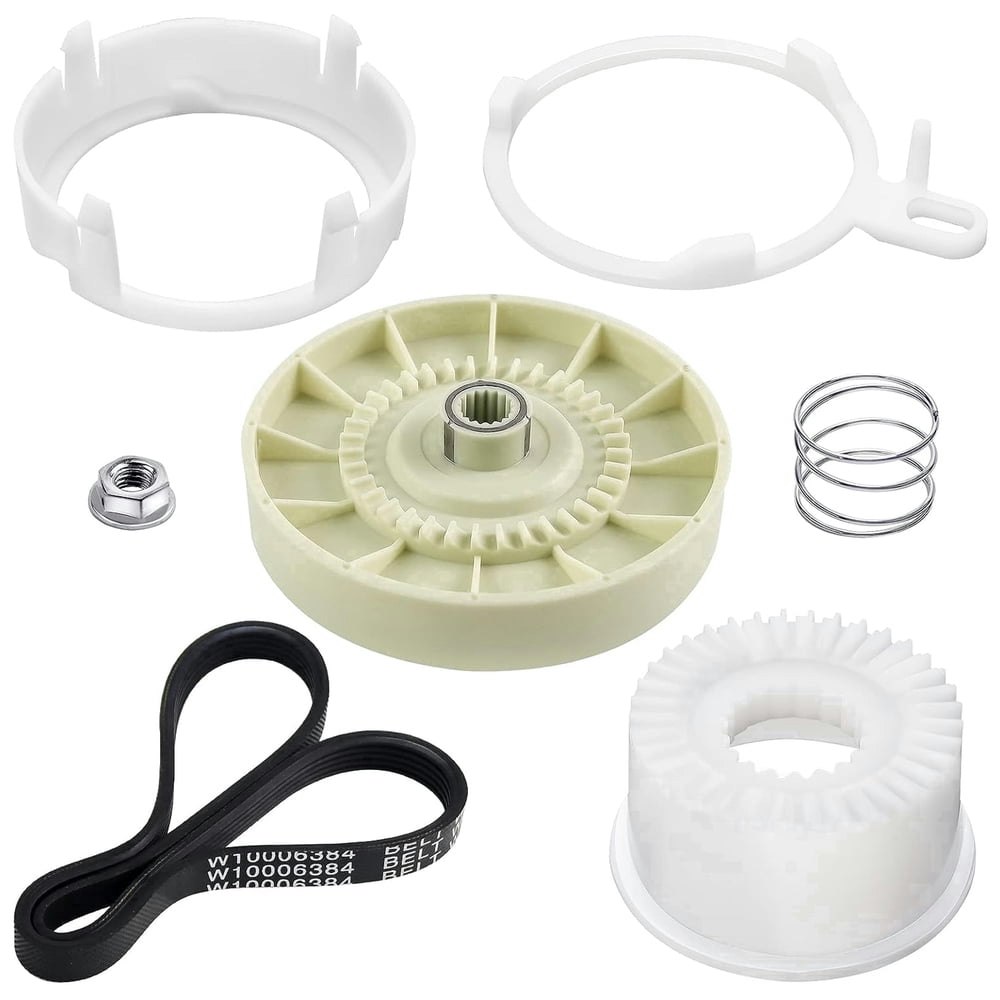 Washer Pulley and Clutch Kit W10721967 W10006384 for Whirlpool Kenmore Maytag Washing Machines: $14.39