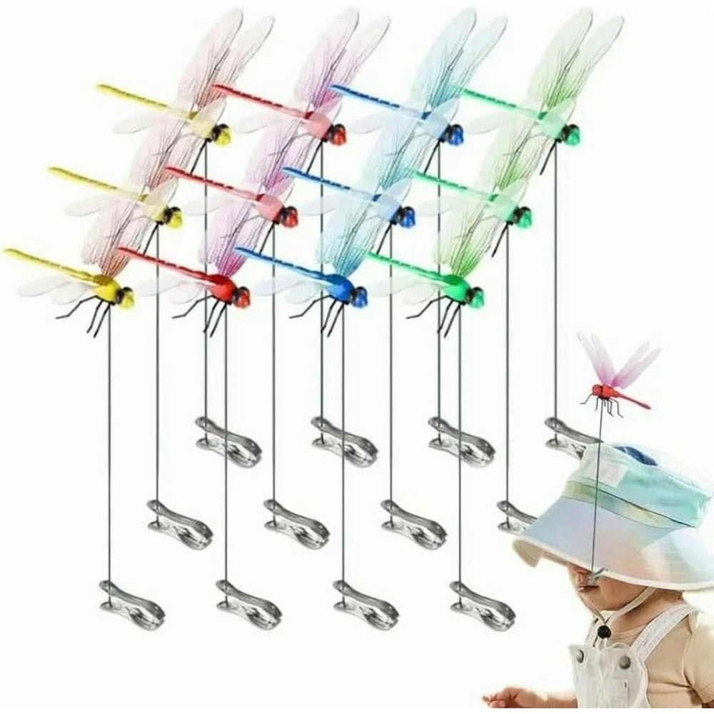Dragonfly Hat Clips 12-Piece Set: $15.98 Dragonfly Hat Clips 12-Piece Set: $15.98