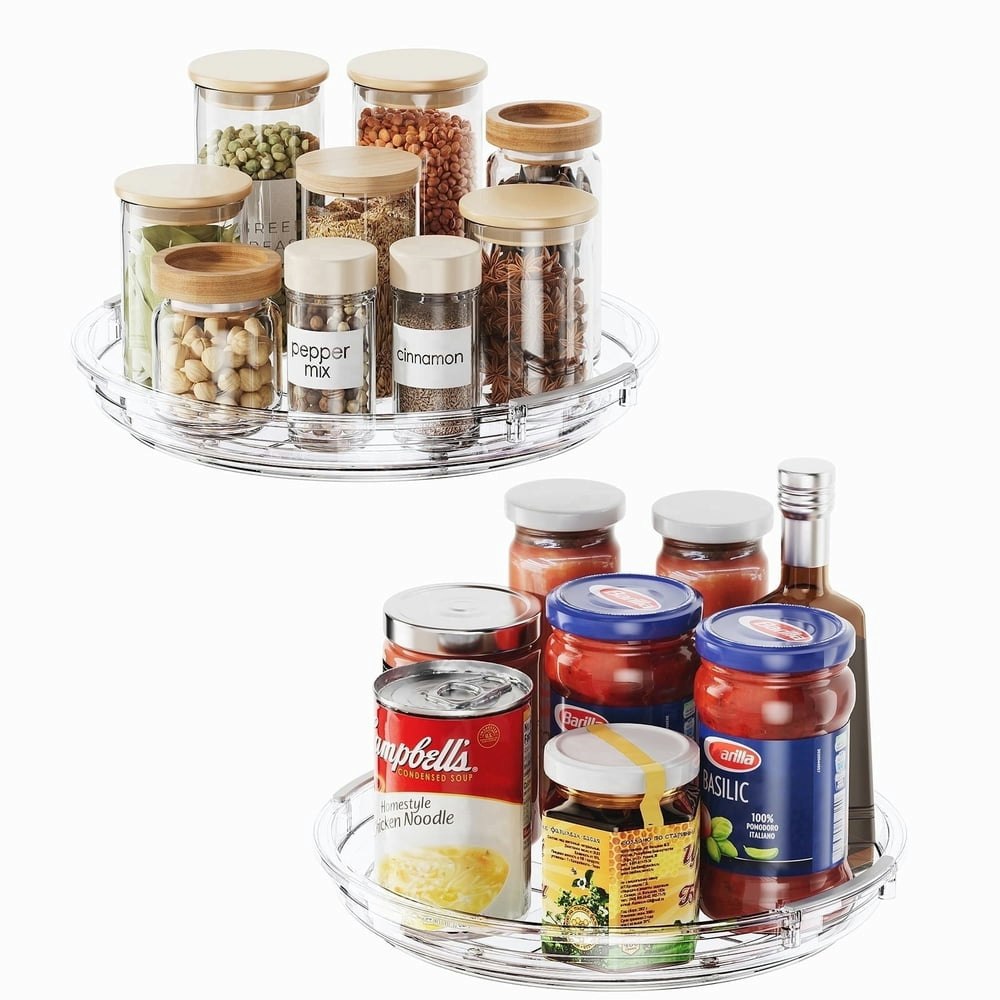 LAMU 9" Rotating Lazy Susan Organizer 2-Pack: $11.80 LAMU 9" Rotating Lazy Susan Organizer 2-Pack: $11.80