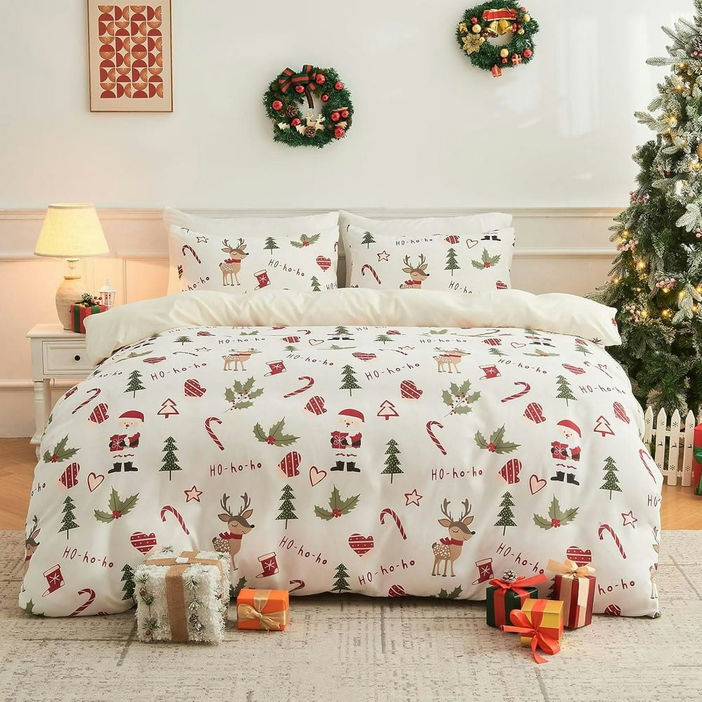 Gogreen Floral Queen Duvet Cover Set 3-Piece: $22.99 Gogreen Floral Queen Duvet Cover Set 3-Piece: $22.99