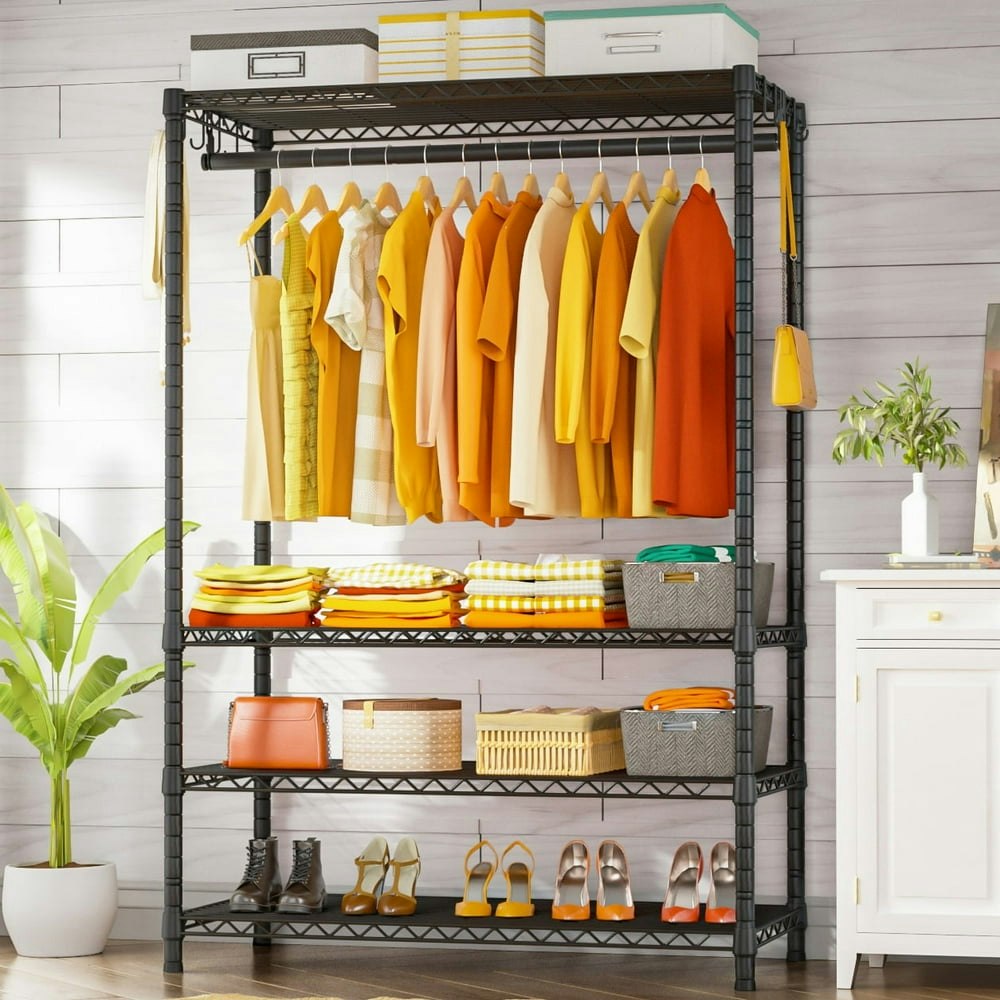 Ulif H4 Plus Portable Closet 4-Tier Clothes Garment Rack: $89.99 Ulif H4 Plus Portable Closet 4-Tier Clothes Garment Rack: $89.99