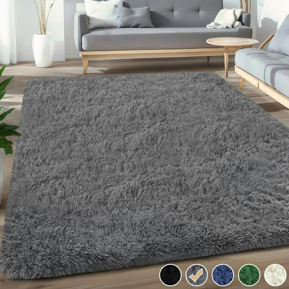 Nefoso 5ft x 7ft Shag Area Rug: $26.39