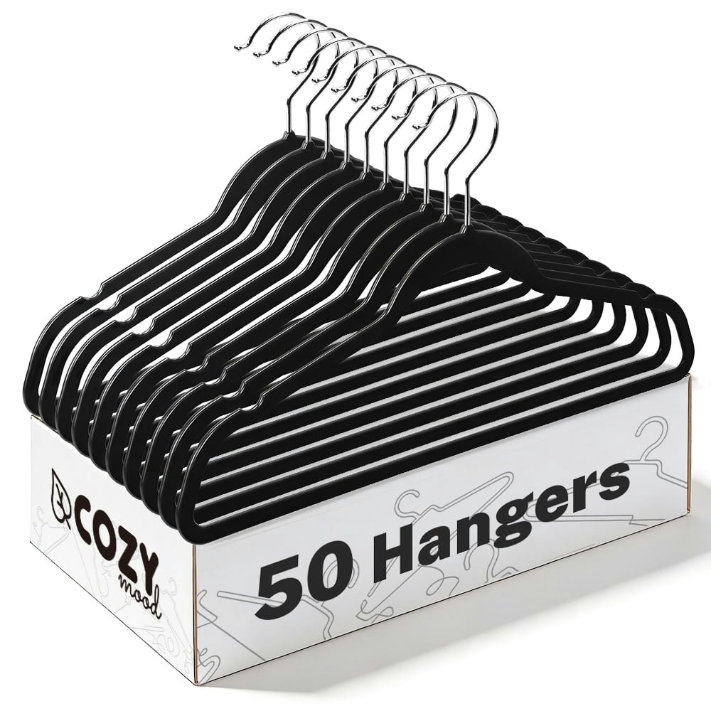 Cozymood Coat Hangers 50-Pack: $27.49