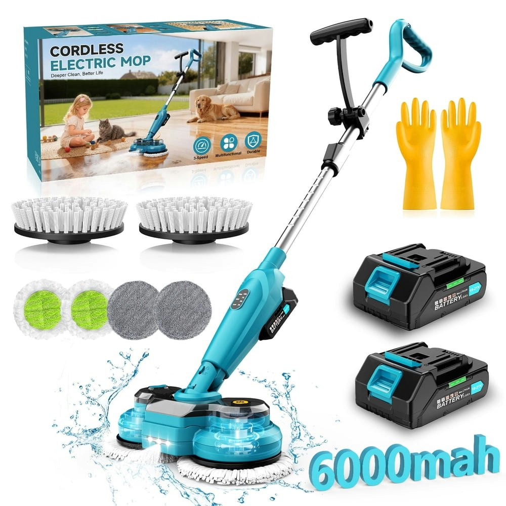 Amiluo M2 Cordless Electric Spin Mop: $134.99