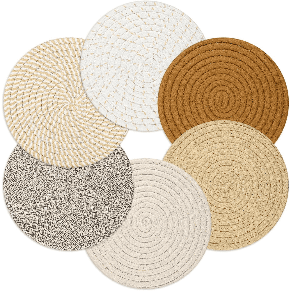 Kitchen Pot Holder and Trivet Set 6-Pack: $11.69