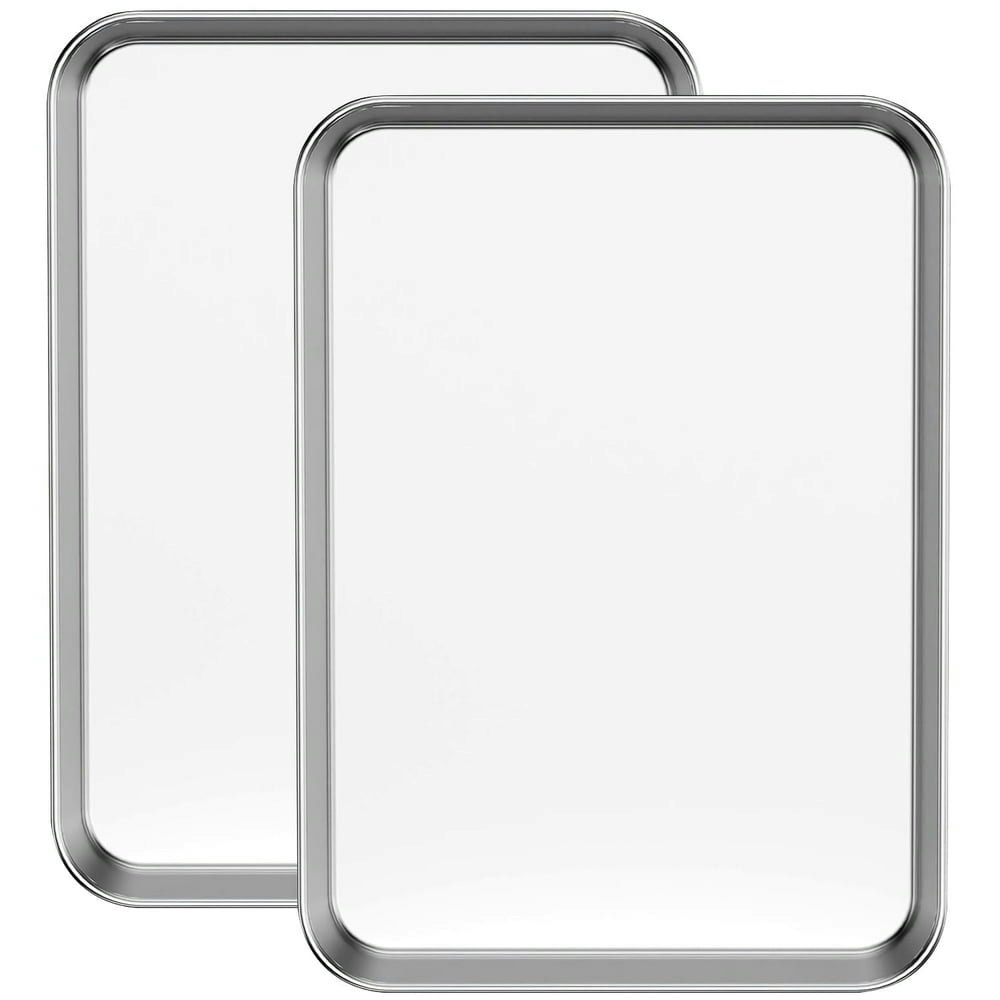 GPED Stainless Steel Baking Sheet 2-Pack 16” x 12” x 1”: $17.79