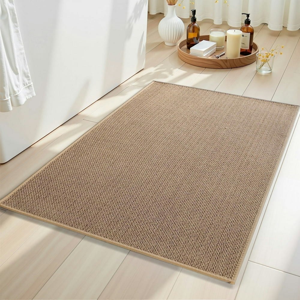 Sixhome 17" x 24" Non-Slip Bathroom Rug: $10.59