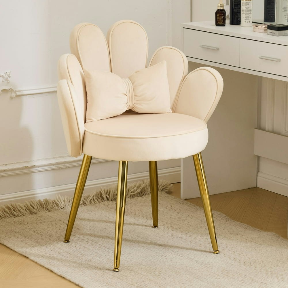 Ktaxon Velvet Vanity Makeup Chair: $71.99