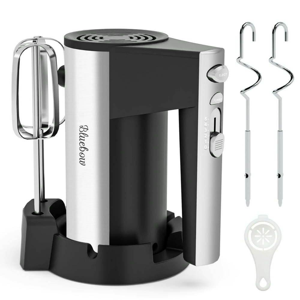 Bluebow 5-Speed Electric Hand Mixer with Turbo and Storage Base: $21.59